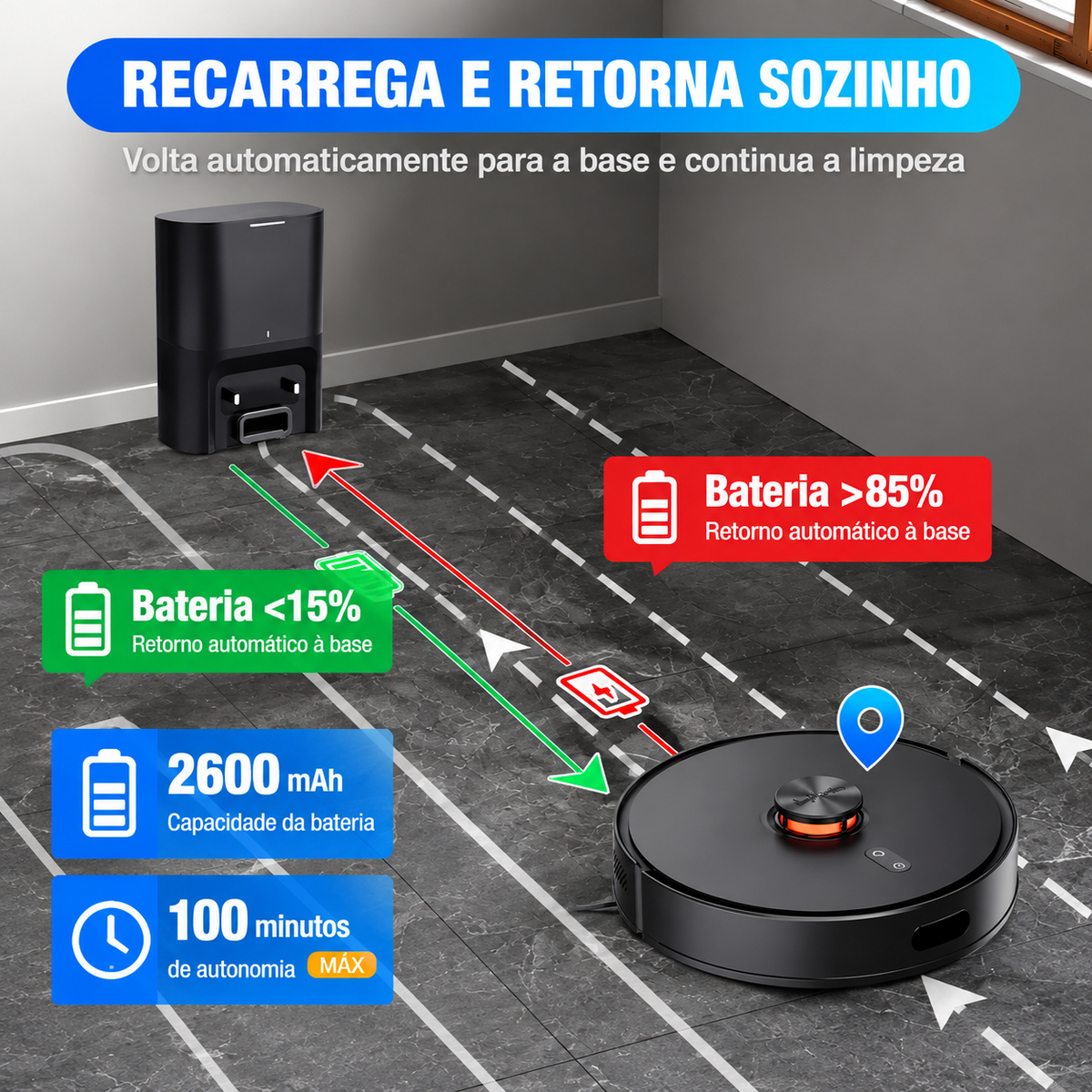 Lydsto R1 Edge™ – Smart Robot Vacuum & Mop