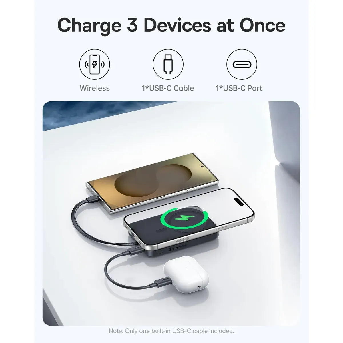 Baseus EnerFill FM11 — Magnetic Power Bank 10,000mAh