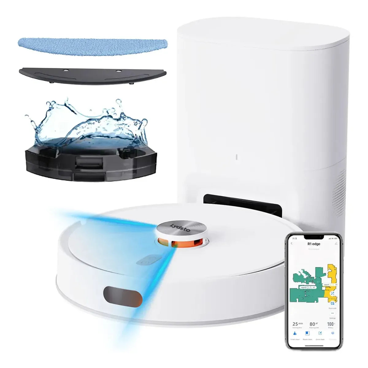 Lydsto R1 Edge™ – Smart Robot Vacuum & Mop