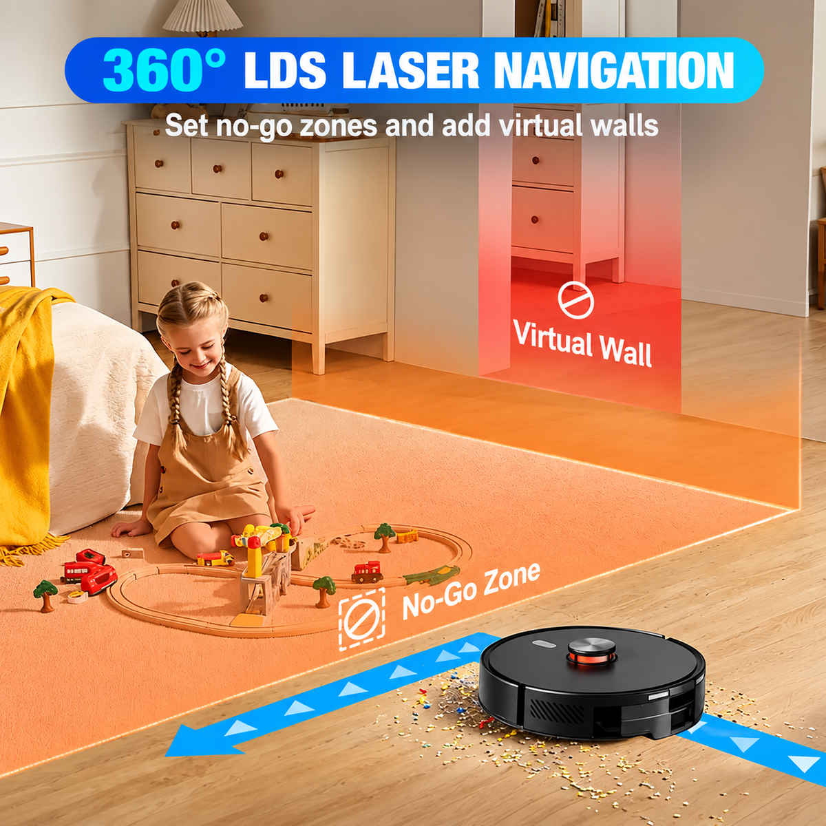Lydsto R1 Edge™ – Smart Robot Vacuum & Mop