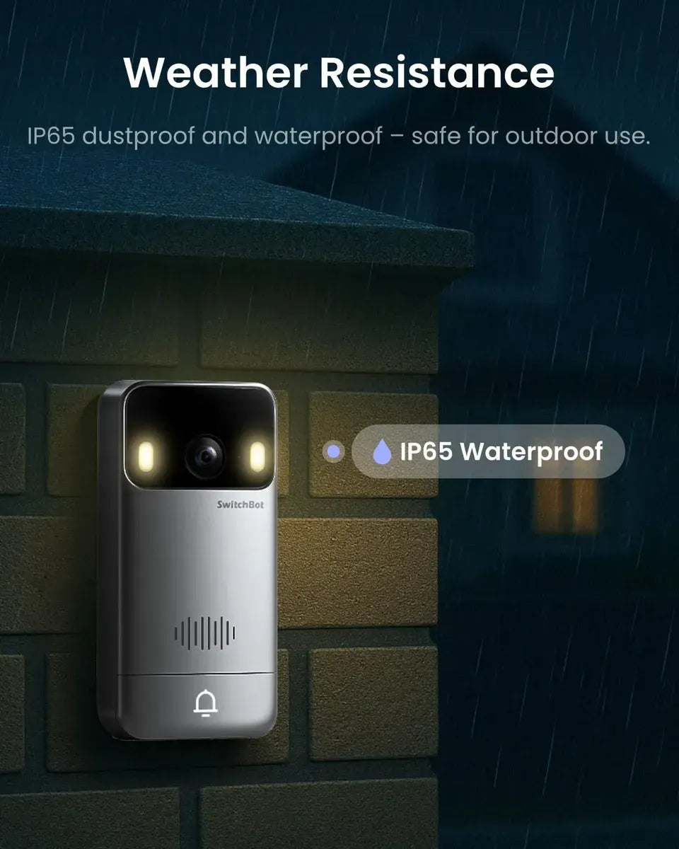 AUVENO VisionBell™ 2K Smart Wireless Video Doorbell
