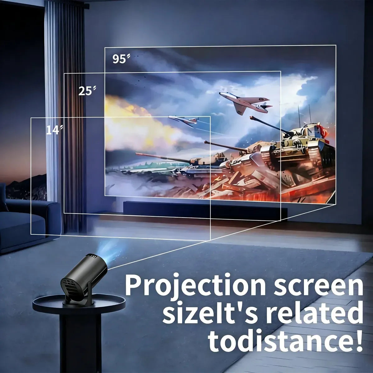 AUVENO CineGo™ — Portable Smart Projector