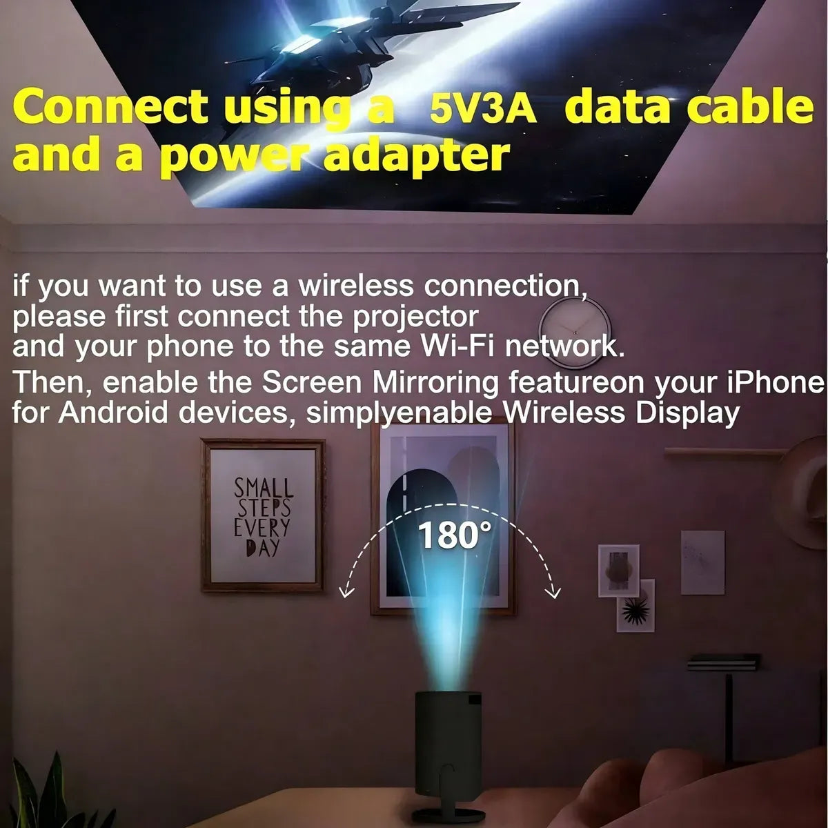 AUVENO CineGo™ — Portable Smart Projector